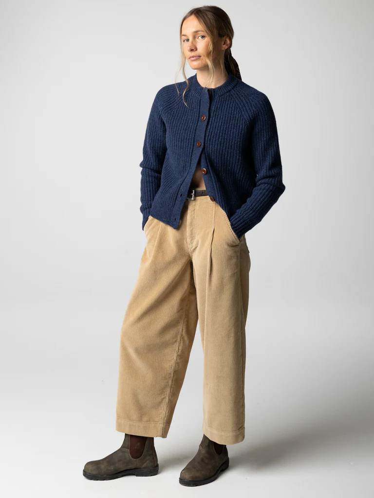 Finisterre Women’s Mora Crew Neck Cardigan for Fall Gifts