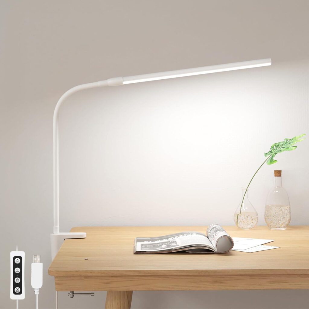 Lepro Small Desk Lamp with Clamp Holiday Gifts