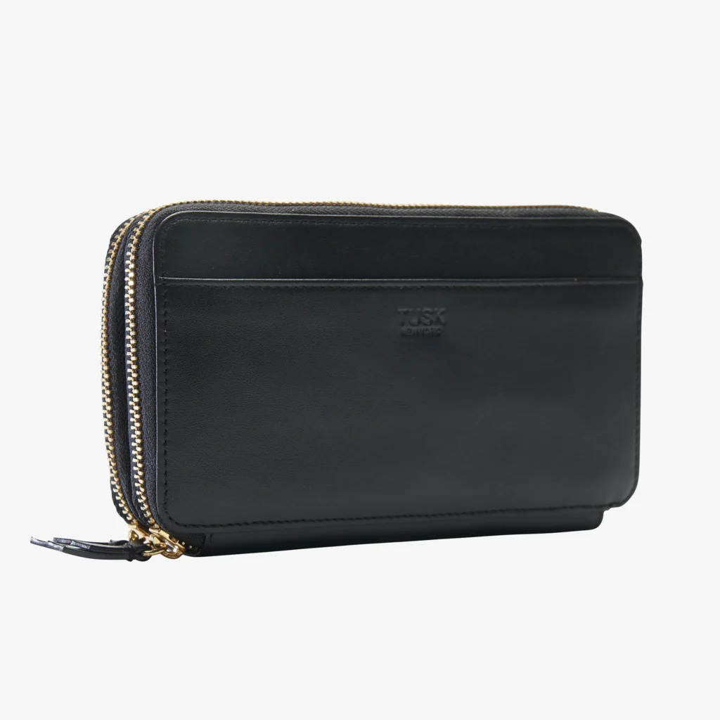 Tusk Double Zip Clutch: All-in-One Organizer