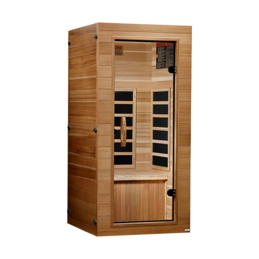Make Life Easy- EZLIFE 1 Person Solo Advanced Elite Controlled EMF Infrared Sauna Holiday Gifts