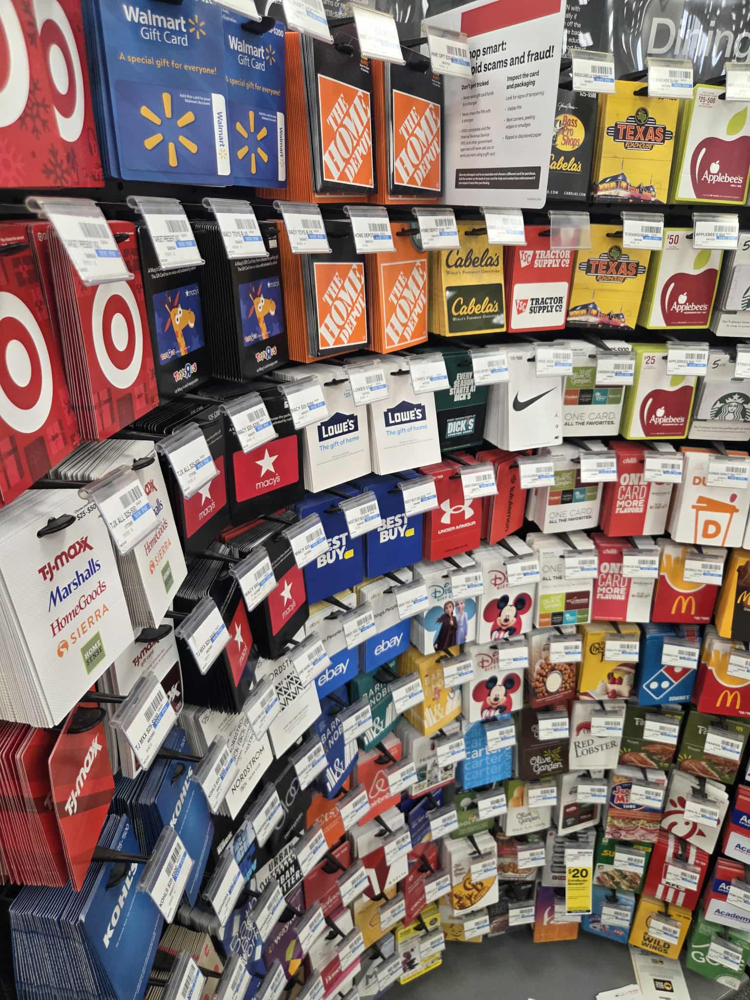 CVS GIFT CARD DISPLAY
