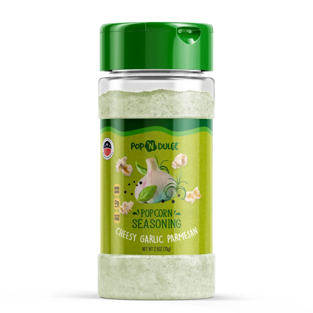 Pop 'N Dulge Cheesy Garlic Parmesan Popcorn Seasoning, 2.5 Ounce
