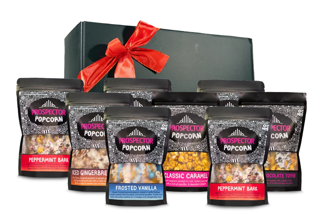 Prospector Popcorn Holiday Boxes