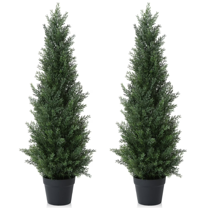 Artificial Cedar Tree 2 Pack