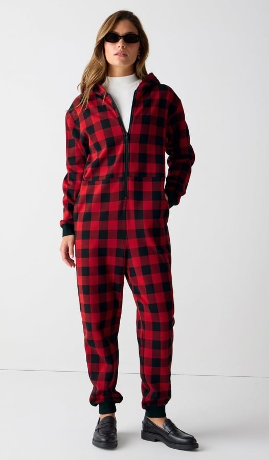 holiday onesies at Fabletics