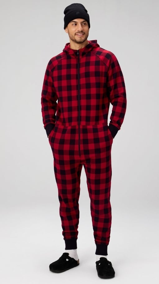 holiday onesies at Fabletics