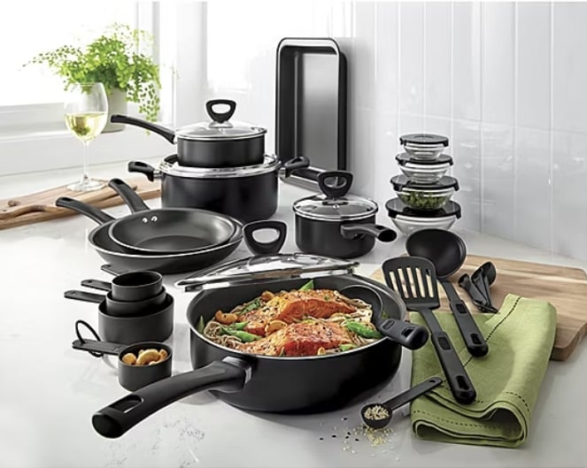 Cooks 30 piece non stick cookware set