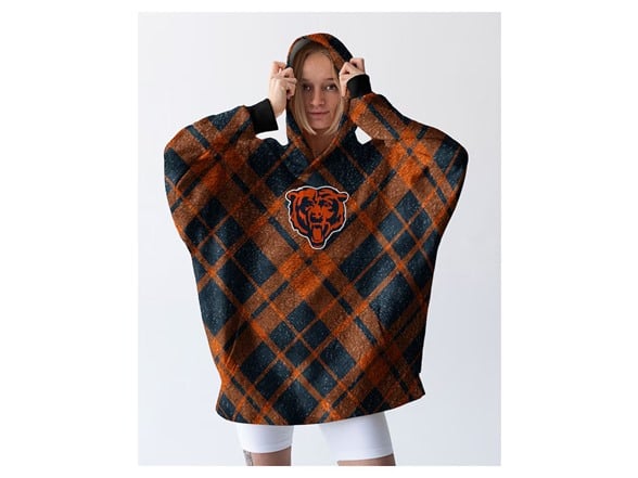 NFL sherpa flannel hoodie blanket deal