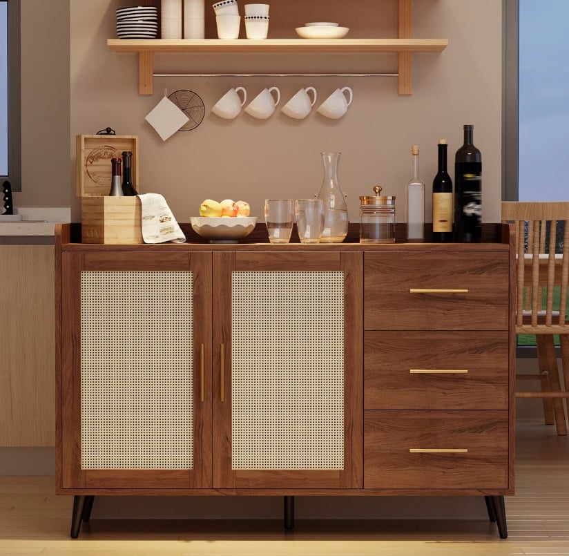 coffee bar cabinet for home