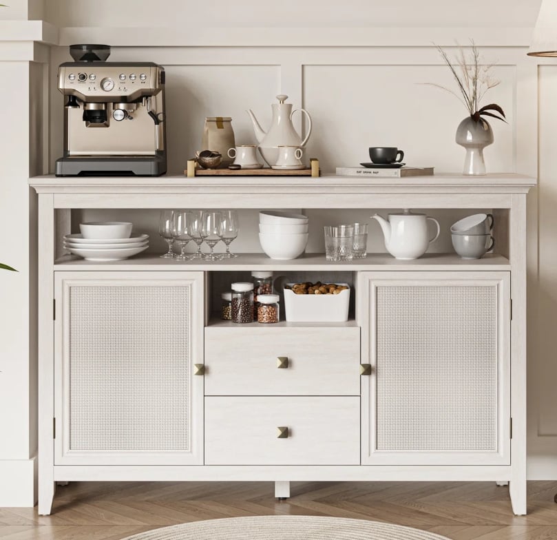 coffee bar cabinet for home