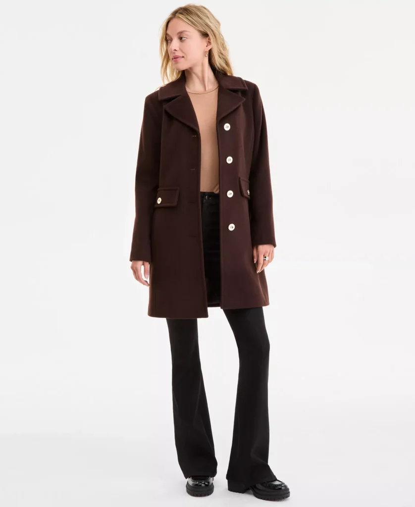 designer women’s coats on sale at Macy’s