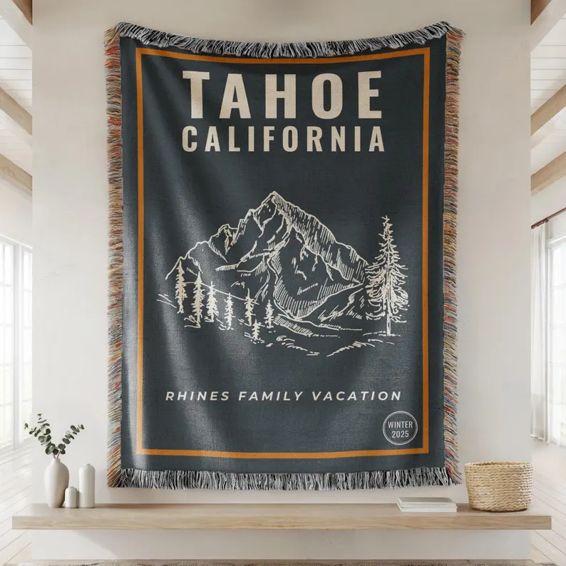 CustomGiftsBringJoy-National Park Blanket on Etsy Valentine’s Day Gift Idea