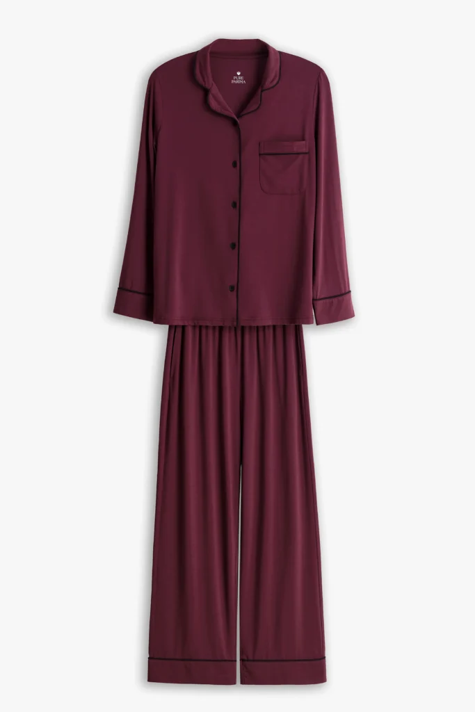 Pure Parima Soft Knit Long Sleeve Pajama Set