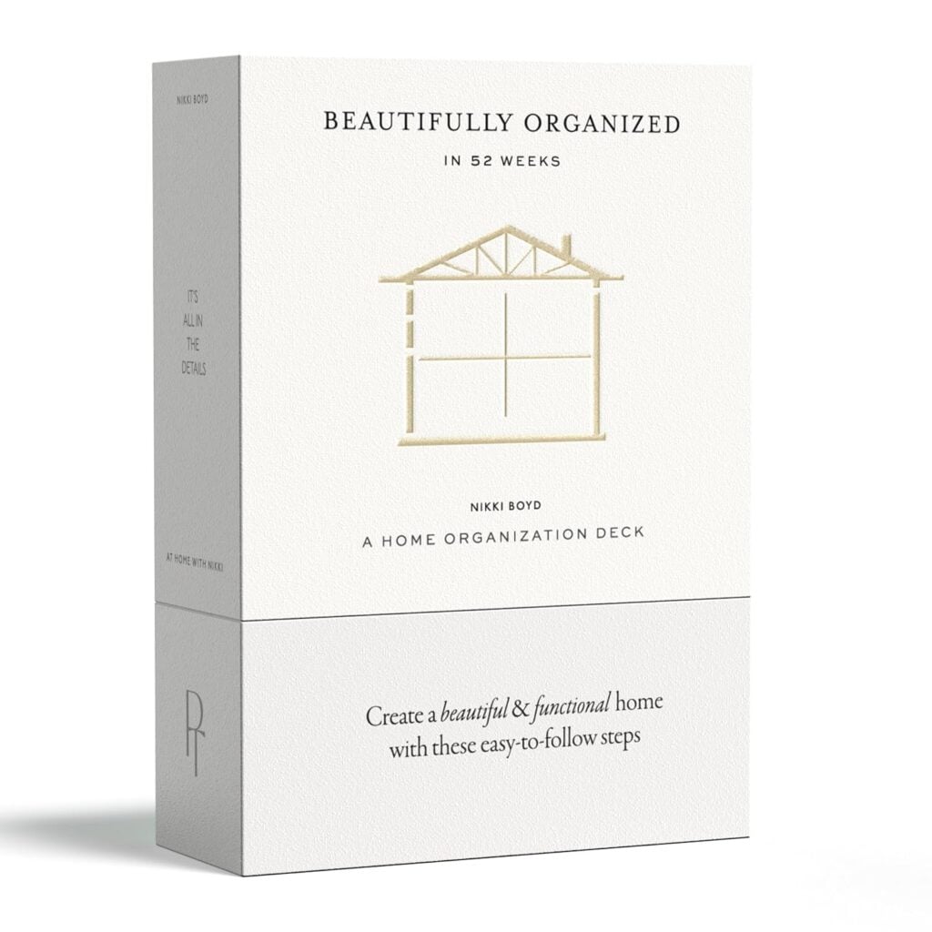 Beautifully Organized In 52 Weeks: A Home Organization Card Deck Spring Refresh Guide