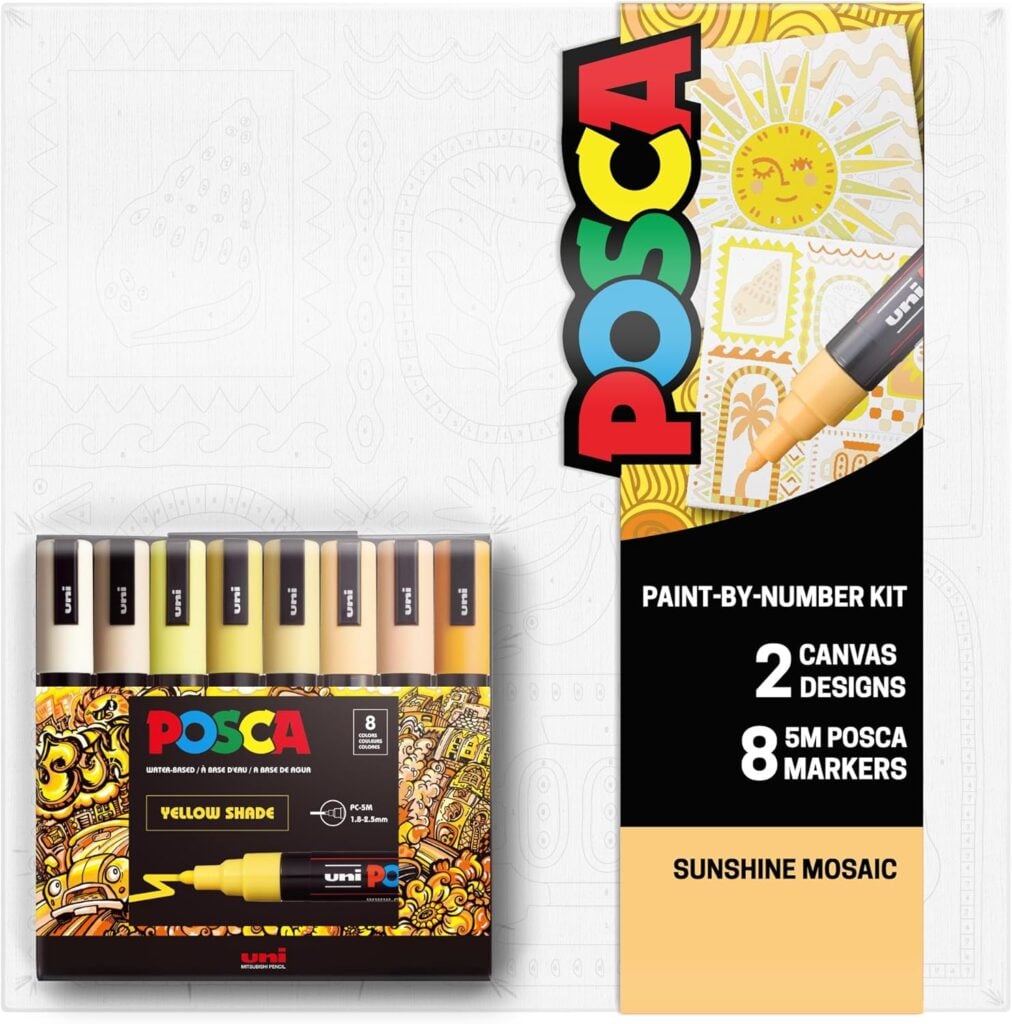 POSCA Canvas by Number kit