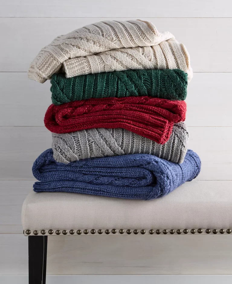 Macy’s luxe for less throws