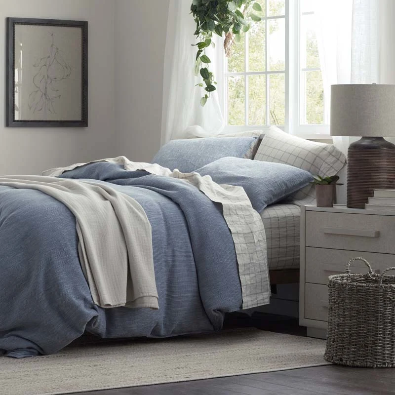 Company Cotton Mini Waffle Duvet Cover