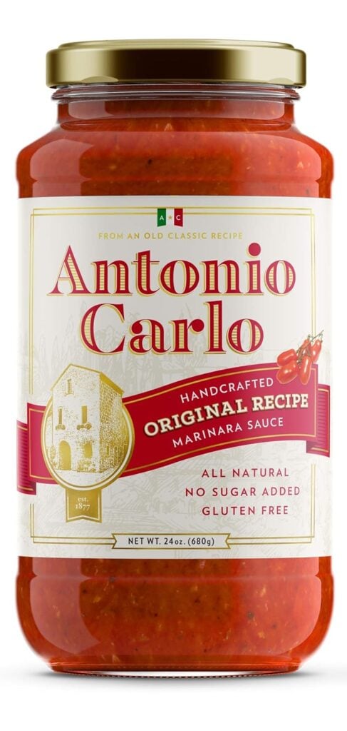 Antonio Carlo Homemade Marinara Sauce- Original Recipe