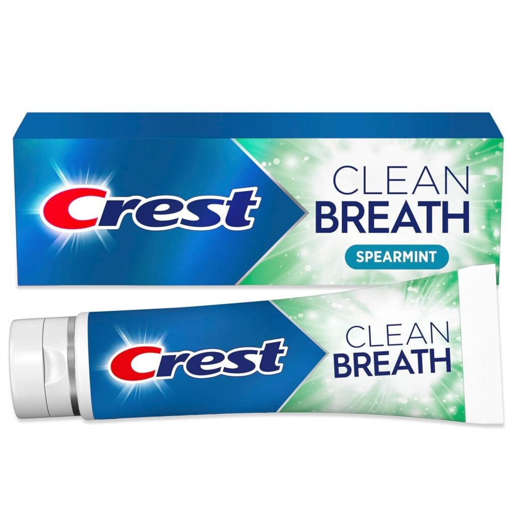 Crest Toothpaste Clean Breath Spearmint
