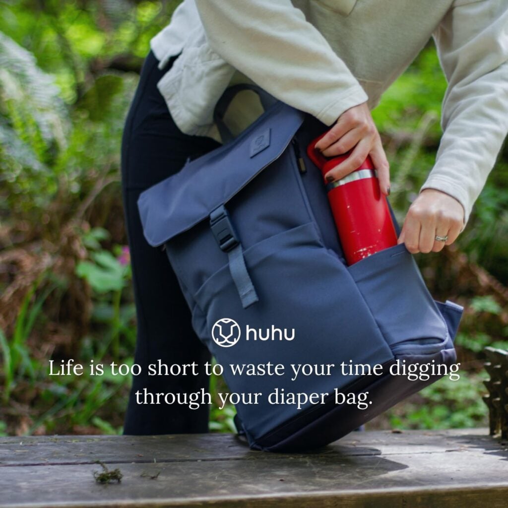 Huhu Multi-Compartment Diaper Backpack