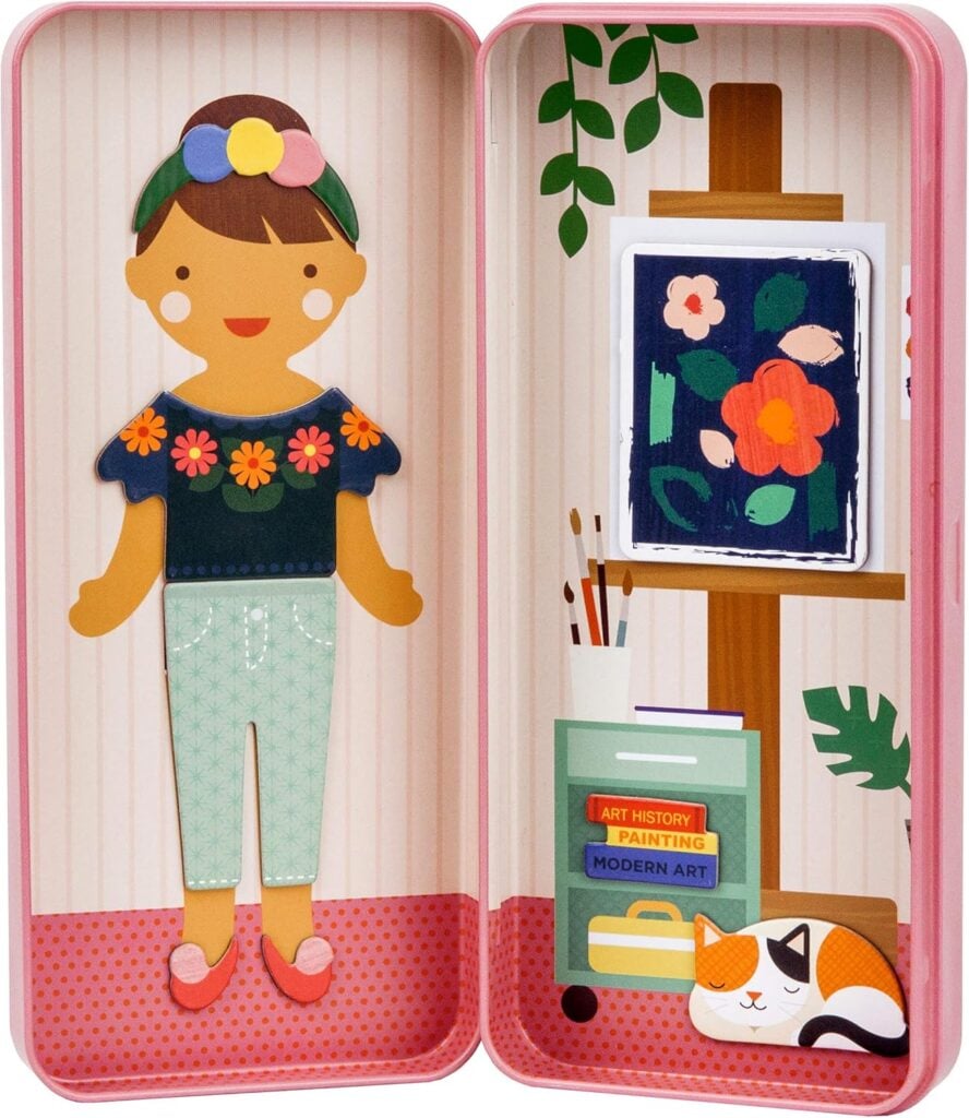 Petit Collage Shine Bright Studio Dress Up Game - Magnetic Board with Mix & Match Pieces in the spring refresh gift guide