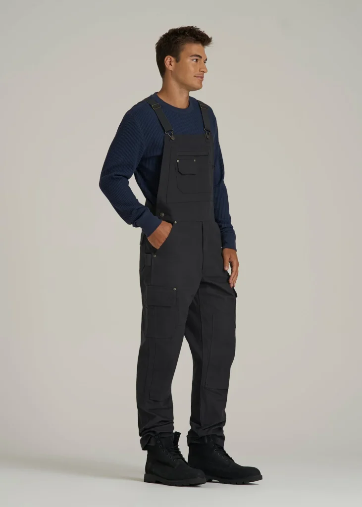 American Tall LJ&S Canvas Bib Overalls for Tall Men