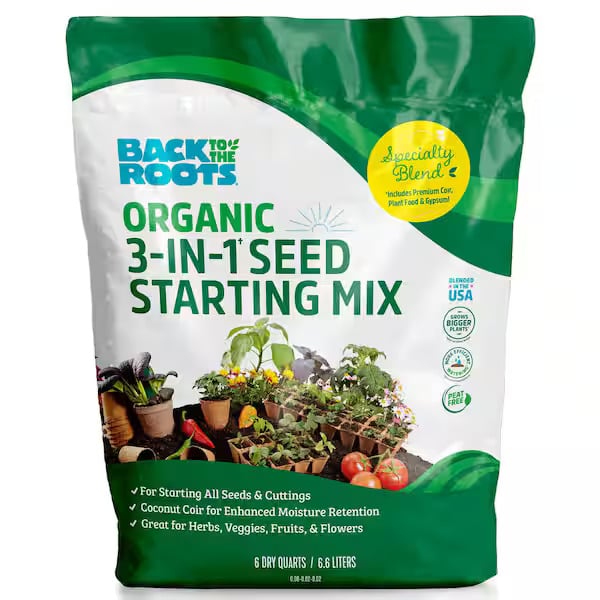 Back to the Roots Organic Seed Starting Mix Spring Refresh Guide