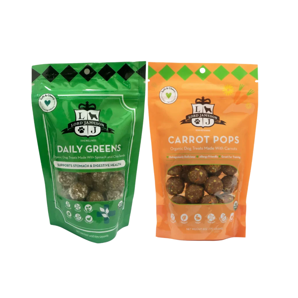 Lord Jameson Daily Greens And Carrot Pops Bundle - Soft & Chewy spring refresh gift