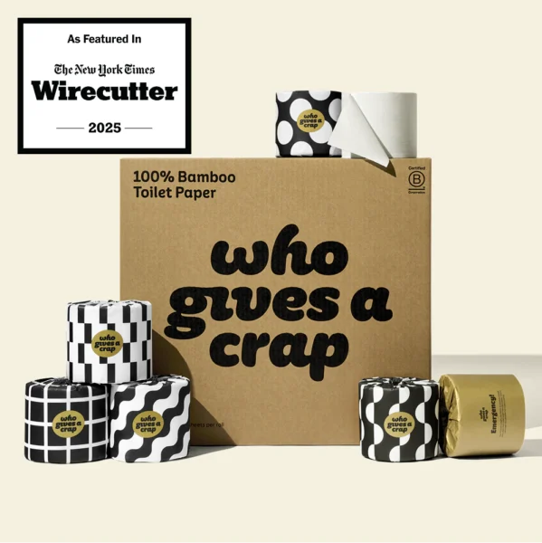 Who Gives a Crap- 100% Bamboo Toilet Paper Spring Refresh Guide