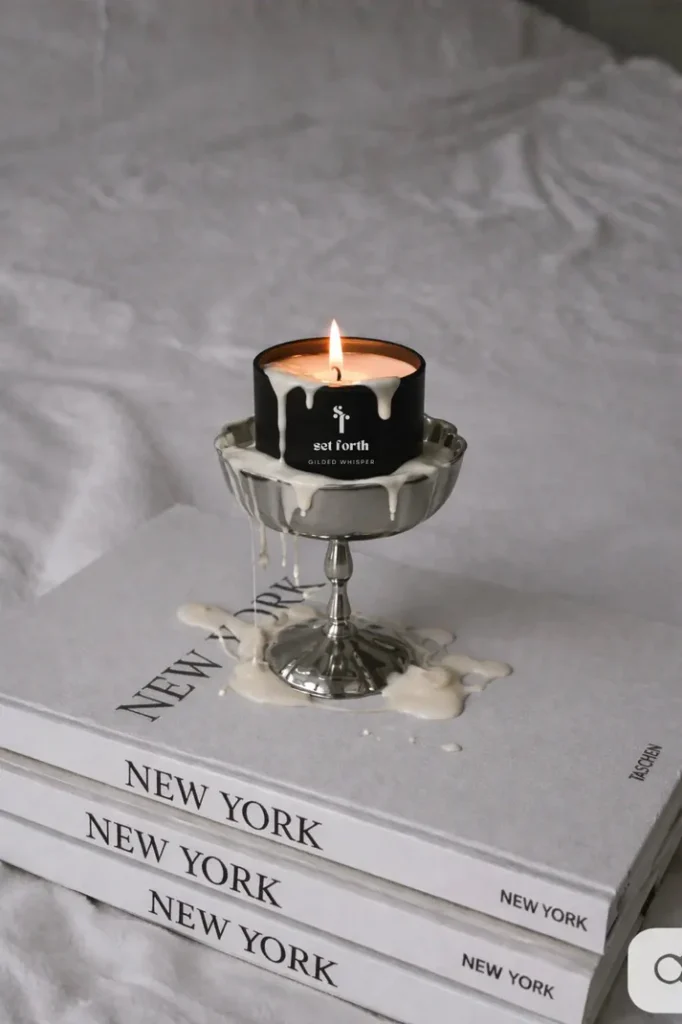 SET FORTH NY- Gilded Whisper Candle