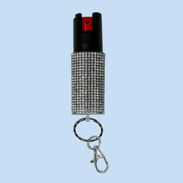 Repuls Defense Spray Rhinestone Keychain 50 oz spring refresh gift
