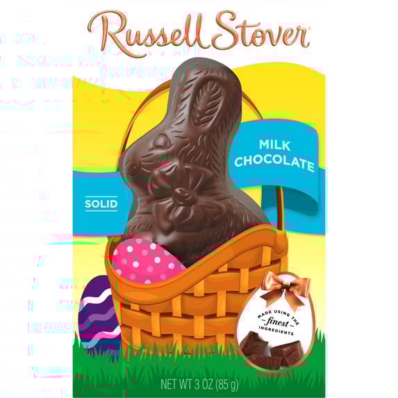  Russell Stover Easter Solid Milk Chocolate Easter Bunny