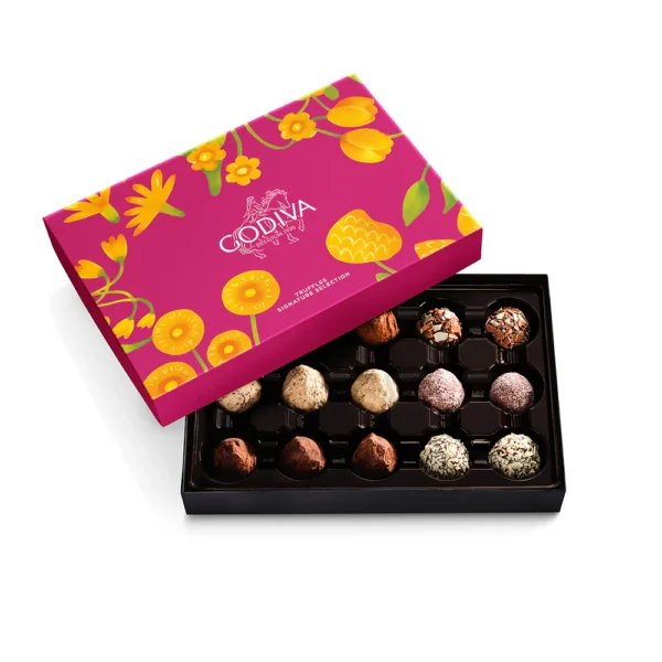 Godiva Signature Chocolate Truffles Gift Box, Spring Edition, 15pc.