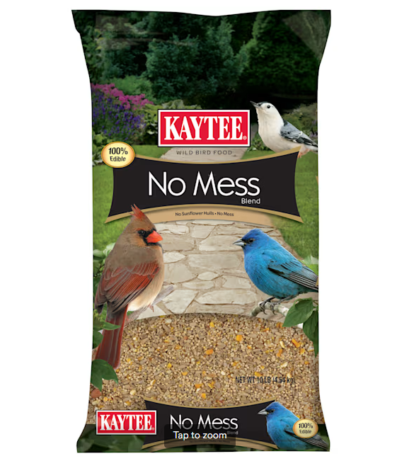 Kaytee No Mess Blend Wild Bird Food, 10 lbs. spring refresh gift