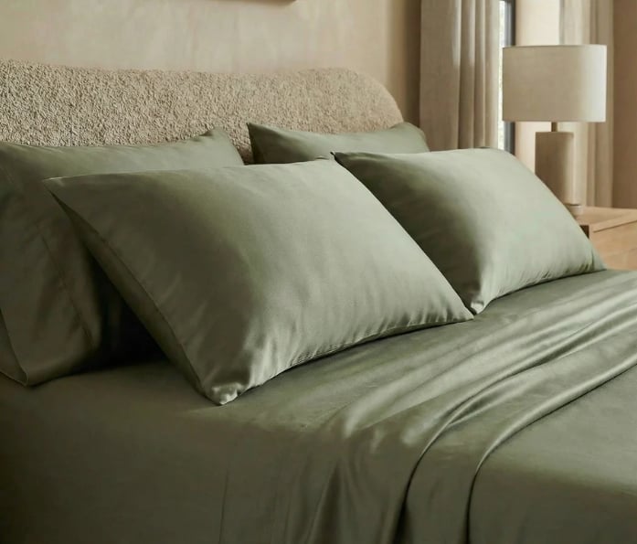ettitude Luxe CleanBamboo Sateen+ Sheet Set Spring Refresh Gift