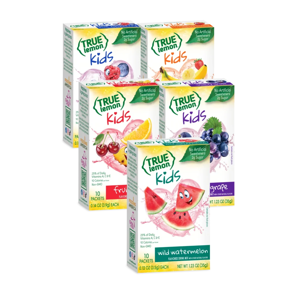 True Lemon Kids Assorted 5-Pack Hydration Kit.