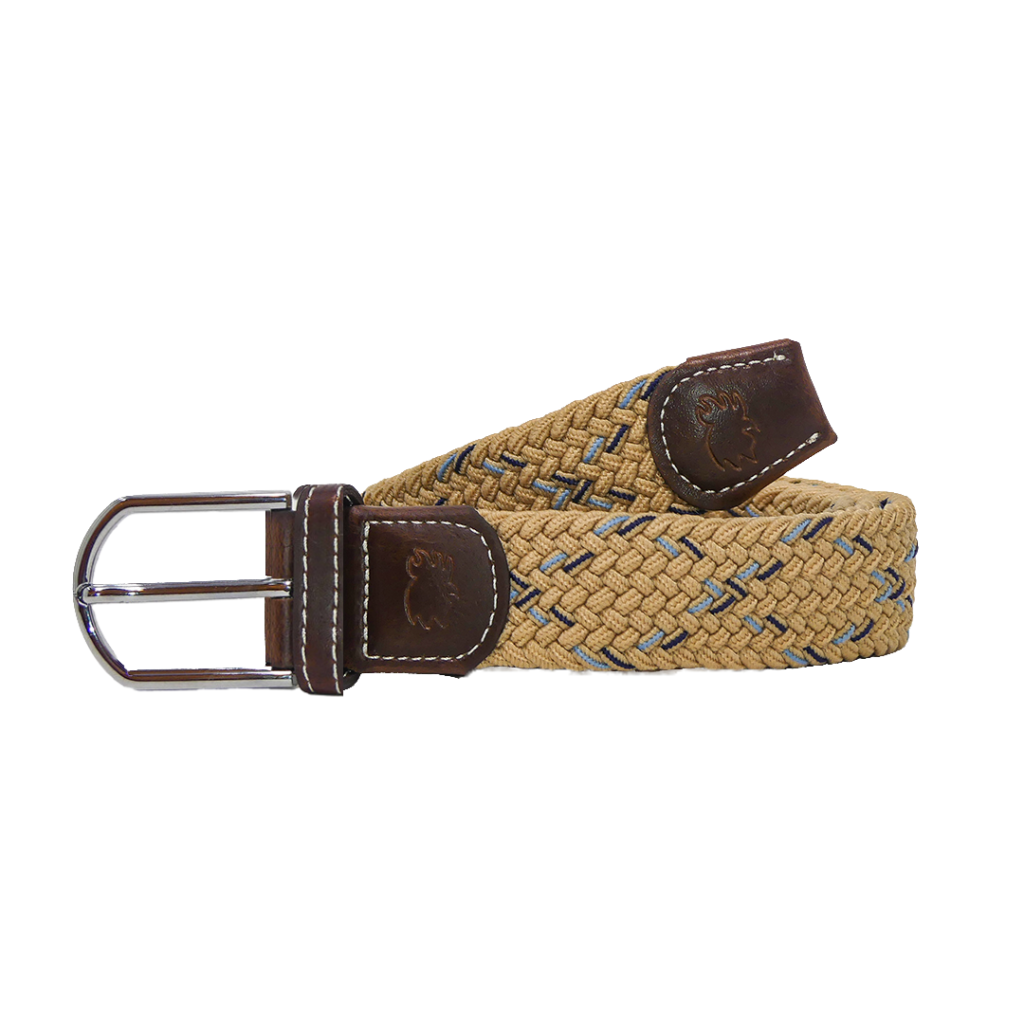 Roostas Maui Two-Toned Woven Stretch Belt