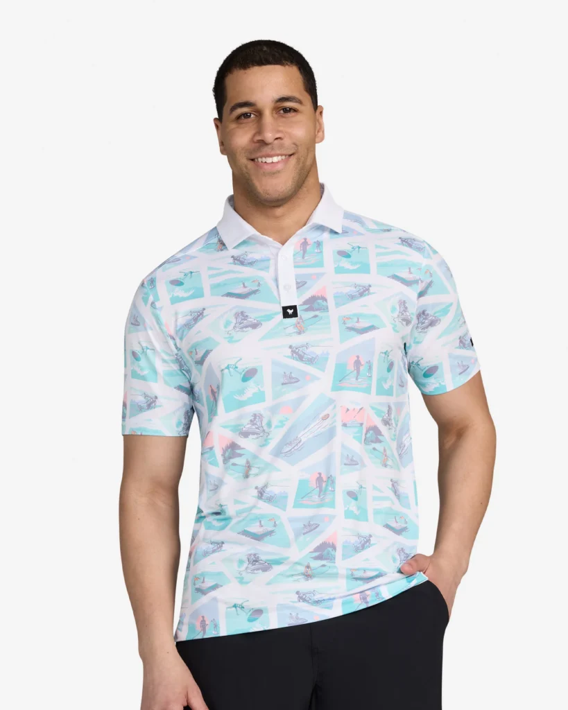 Celebrate him with the Bad Birdie Polo