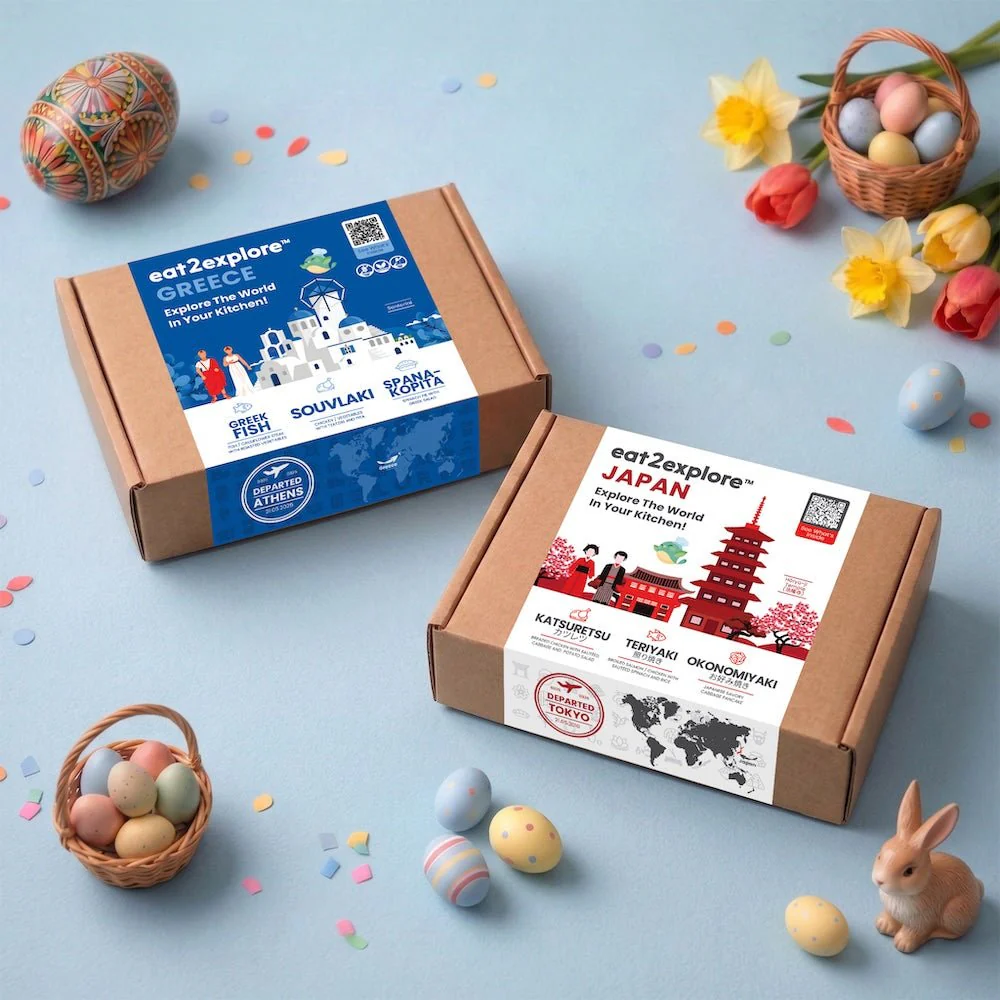 eat2explore - A Culinary Journey Through JAPAN & GREECE cooking kit