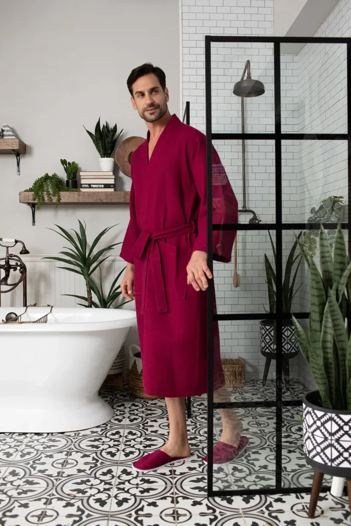 Celebrate him with the Luxury & Affordable Waffle Robes for Men