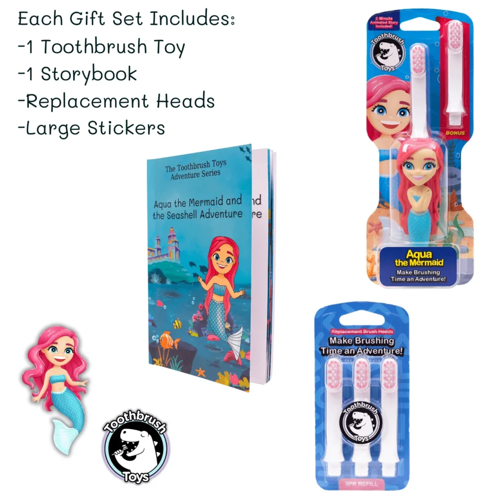 Toothbrush Toys Gift Set for Kids 