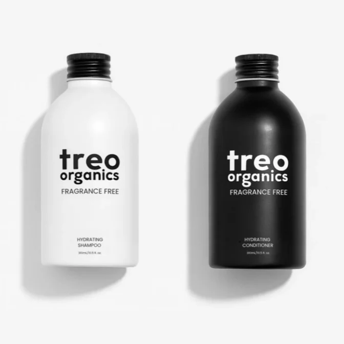 Treo Organics Hydrating Shampoo and Conditioner
