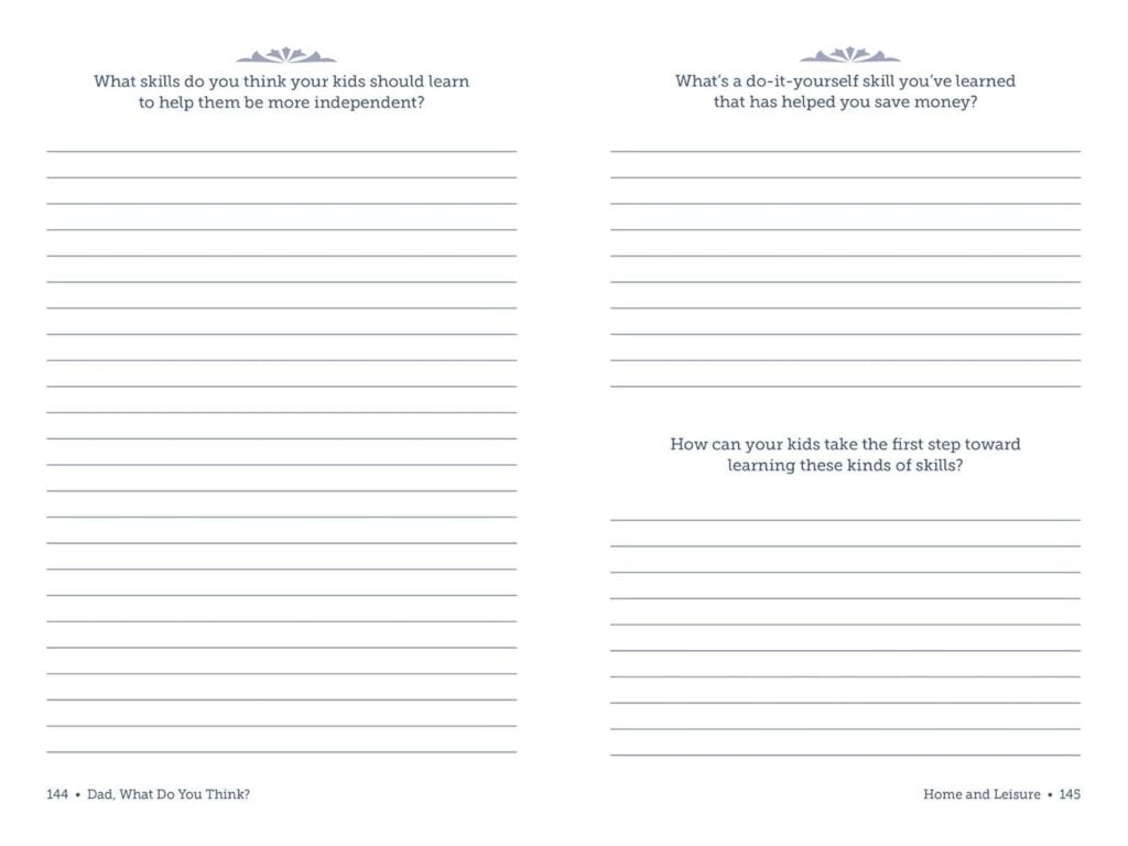 Dad, What Do You Think?: A Guided Journal for Fathers to Share Their Wisdom & Advice