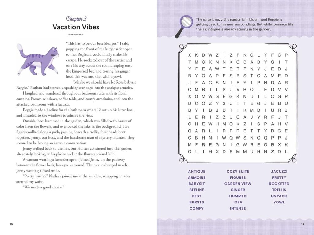 Murder on Vacation: Book 4: Solve the Puzzles―and the Plot of a Cozy Bed and Breakfast Mystery! (A Cranberry Creek Word Search Mystery)