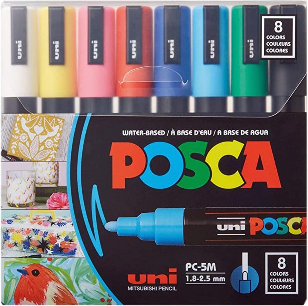 POSCA Acrylic Paint Marker Set (8-Pack)