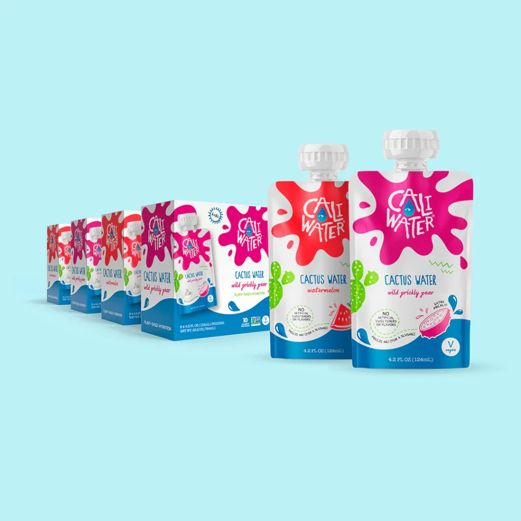 Caliwater Mixed Cactus Water Kids Pouches