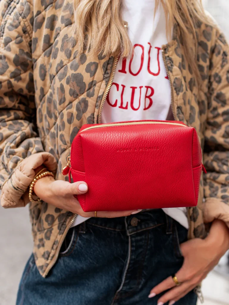 Poppy & Peonies Blush Cosmetic Case