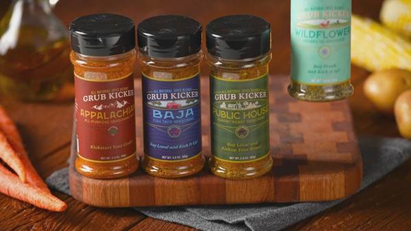 Celebrate him with the Grub Kicker All Natural Spice Blends