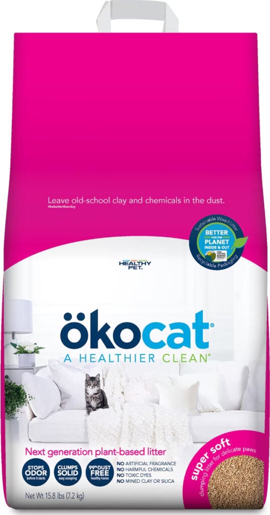 okocat cat litter