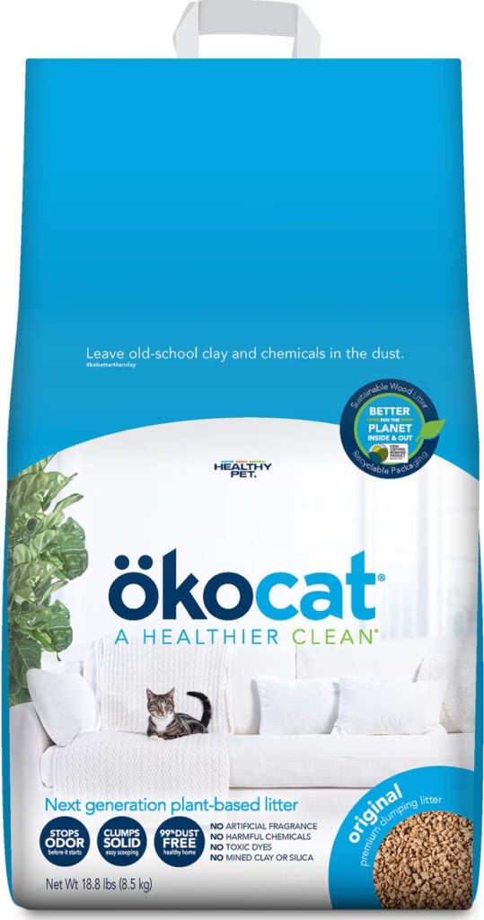 okocat cat litter